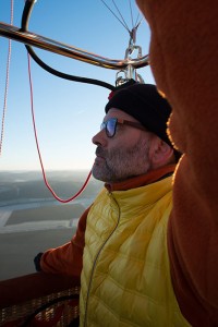 Richard, le pilote de la montgolfiere Zen Altitude